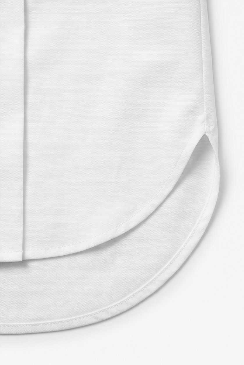 Brennie | White Oversized Button-Down Blouse in product view 9