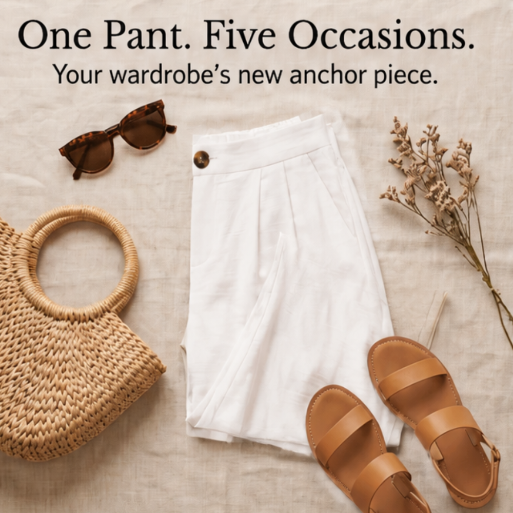 Cavendish | Wide Leg High Waist Trousers in product view 10