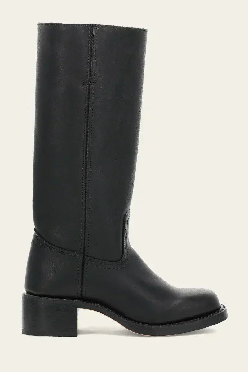 Zoe | Knee-High Leather Block-Heel Boots