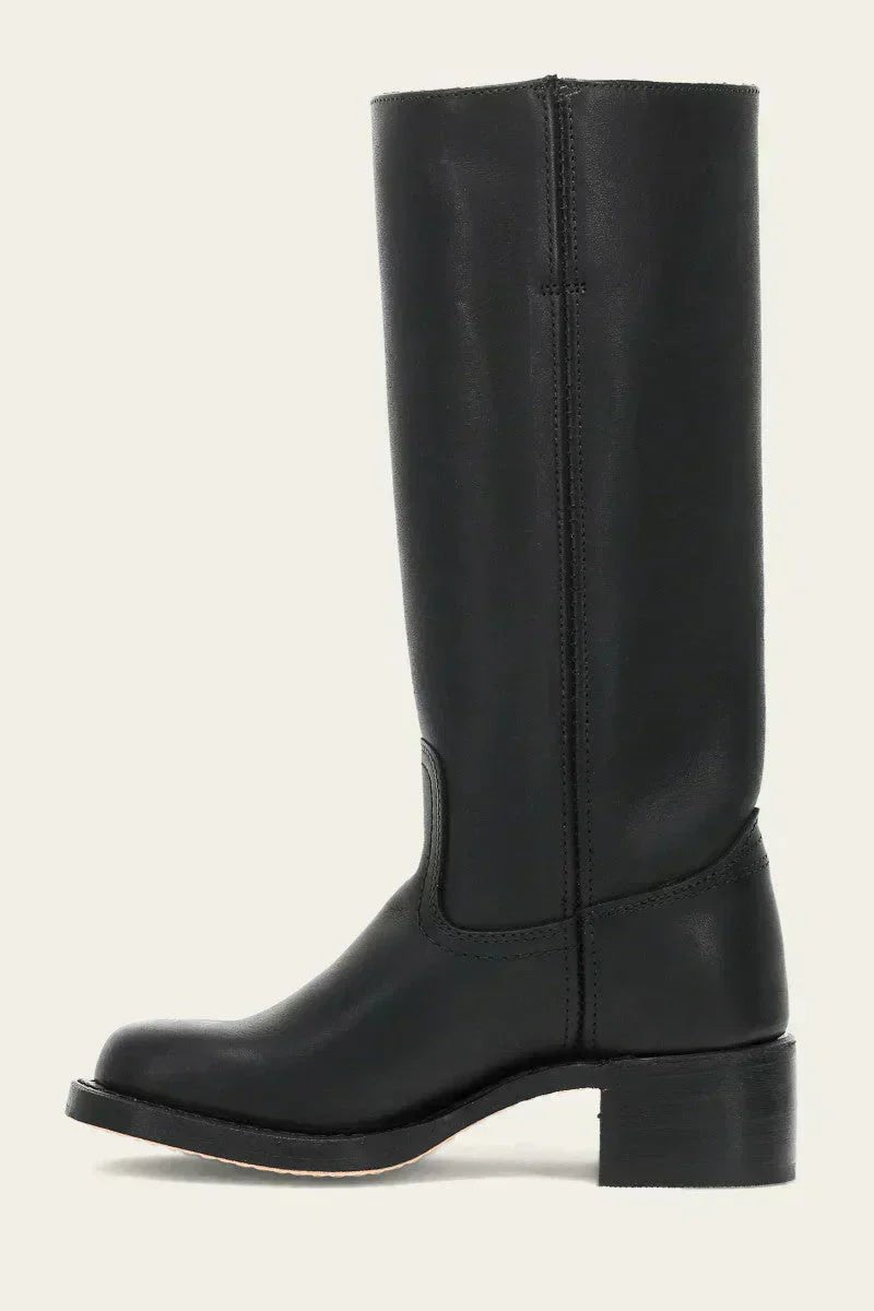 Zoe | Knee-High Leather Block-Heel Boots