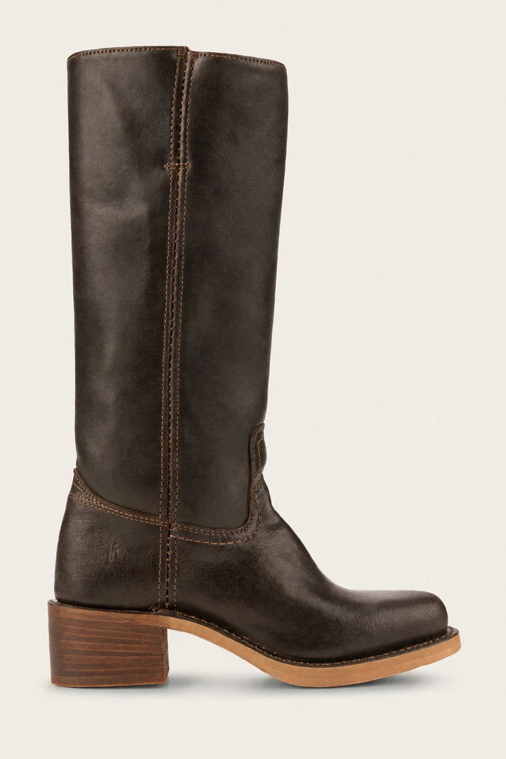 Zoe | Knee-High Leather Block-Heel Boots